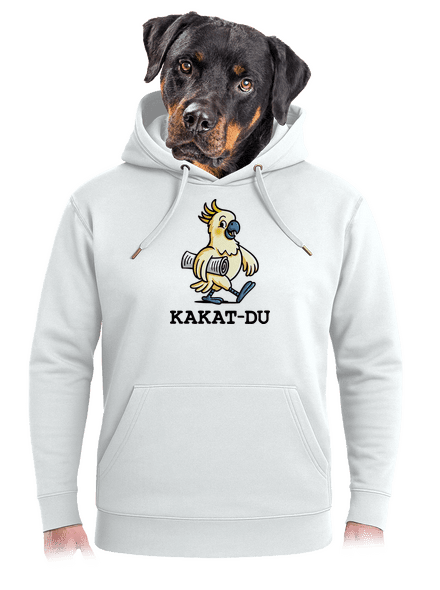 Kakat-du unisex mikina premium Snowwhite