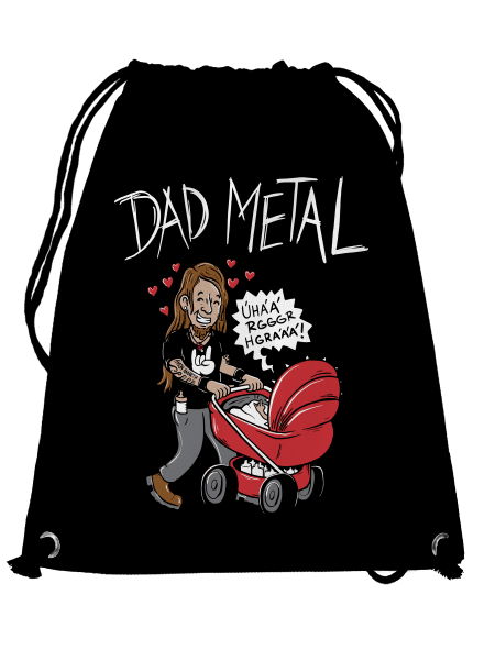 Dad metal vak Black