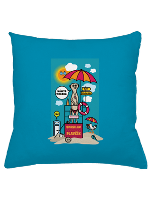 Plavčík vankúš Blue Turquoise