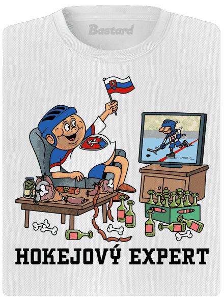Hokejový expert dámske športové tričko White
