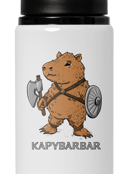 Kapybarbar flaša na vodu White