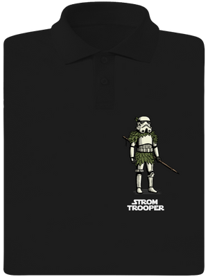 Strom trooper pánska polokošeľa Black