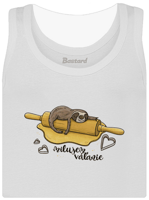 Milujem váľanie dámske tielko klasické White