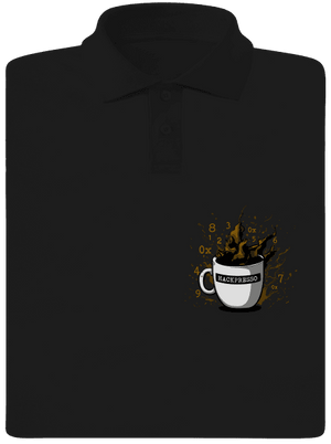 Hackpresso  pánska polokošeľa Black