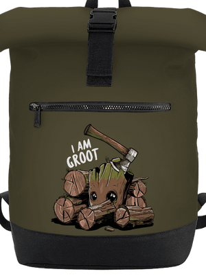I Am Groot batoh Military Green