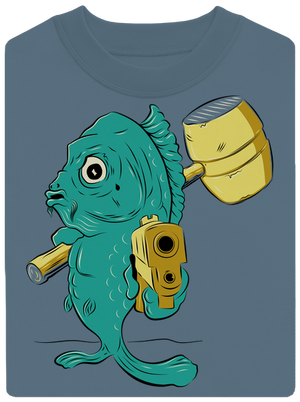 Posledná štedrovečerná unisex mikina bez kapucne Nordic Blue