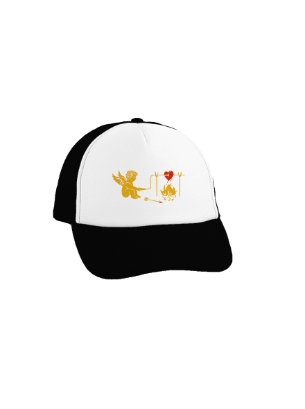 Amorek šiltovka truckerka Black cap