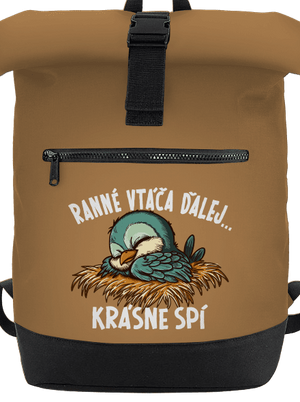 Ranné vtáča spí batoh Caramel
