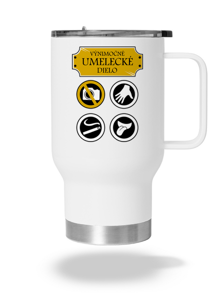 Umelecké dielo termohrnček White