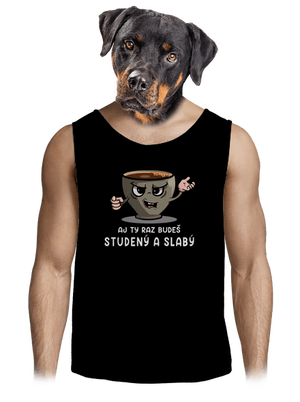 Studená káva pánske tielko Black