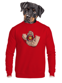 unisex mikina bez kapucne