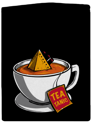 Teatanic pánska mikina na zips Black