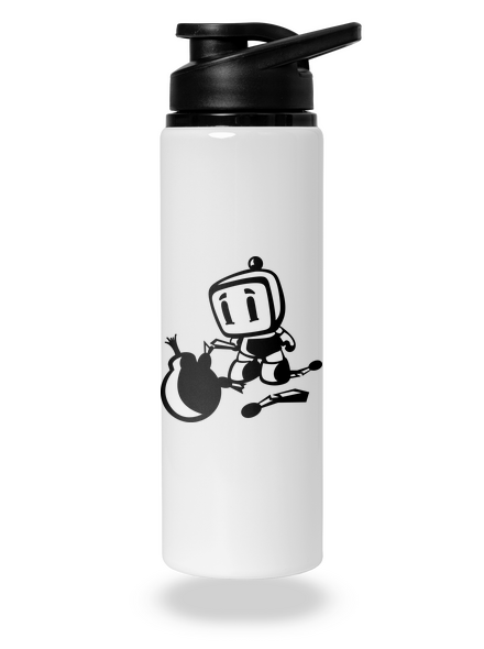 Bomberman flaša na vodu White
