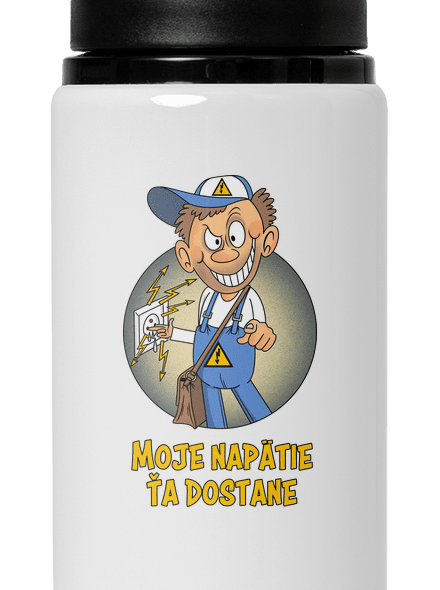 Moje napätie flaša na vodu White