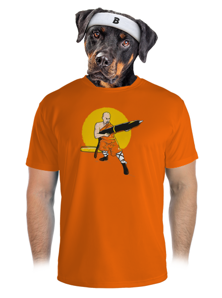 Čína pánske športové tričko Neon Orange