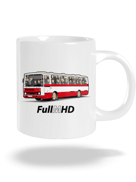 Full MHD veľký hrnček White