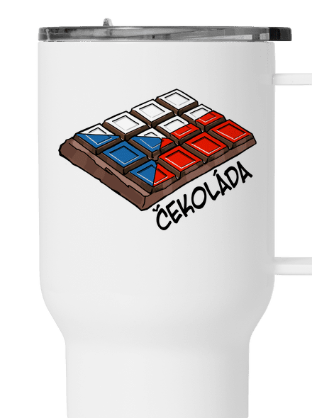 Čekoláda termohrnček White