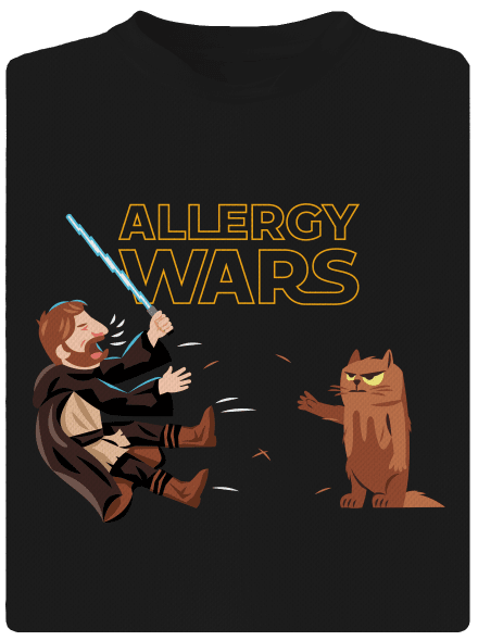 Allergy Wars detské športové tričko Black