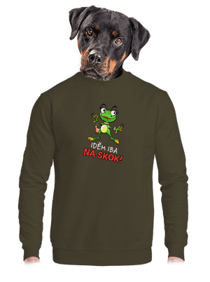 unisex mikina bez kapucne