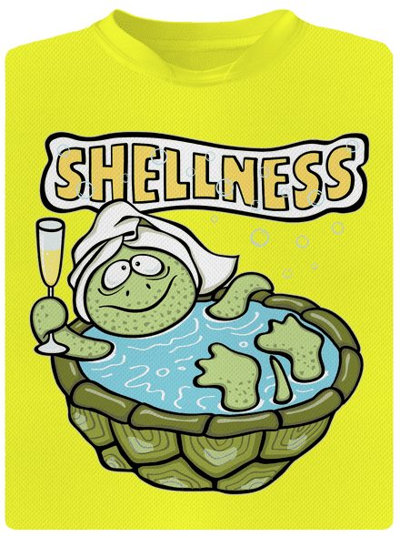 Shellness detské športové tričko Neon Yellow