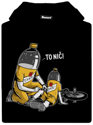 Tonic detská mikina klokanka Black