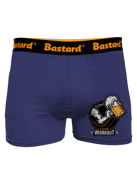 Czech workout boxerky Blue Navy