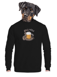 unisex mikina bez kapucne