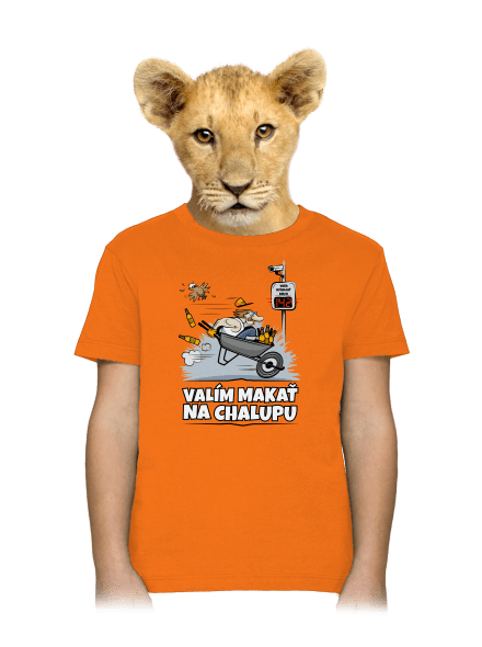 Valím na chalupu detské tričko Orange