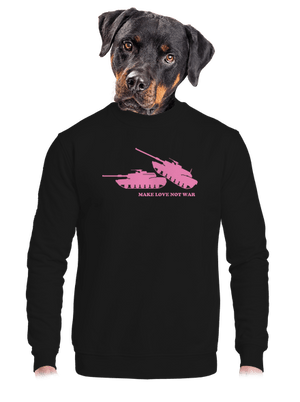 unisex mikina bez kapucne