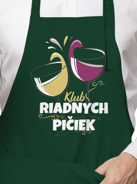Klub riadnych pičiek zástera Bottle Green