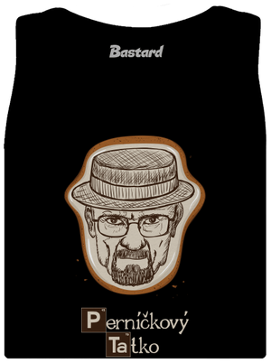 Perníčkový tatko a Perníček dámske tielko klasické Black