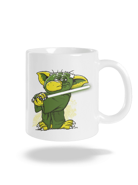 Yoda v rákosí klasický hrnček White