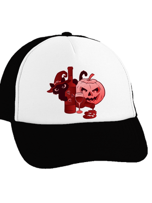 Hello, víno šiltovka truckerka Black cap