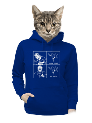 Cimrman: Copak jmelí dámska mikina klokanka Royal Blue Mal