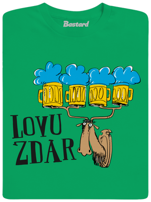 Lovu zdar detské tričko Kelly Green