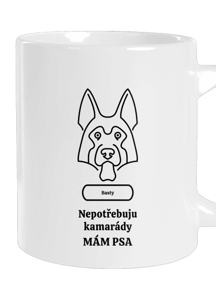 Nemôžem, mám psa veľký hrnček White