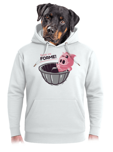Vo forme unisex mikina premium Snowwhite