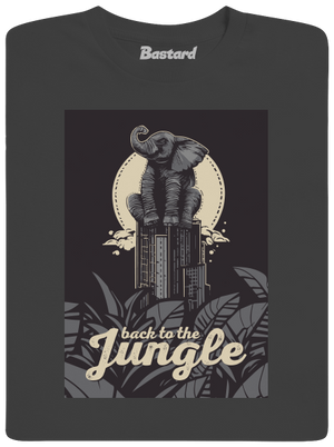 Back to the jungle pánske dlhý rukáv Dark Grey