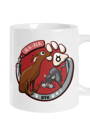 Psí horoskop: Býk klasický hrnček White