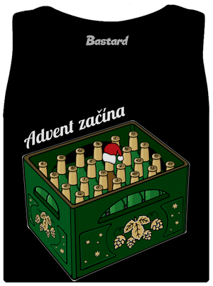 Advent začína dámske tielko klasické Black