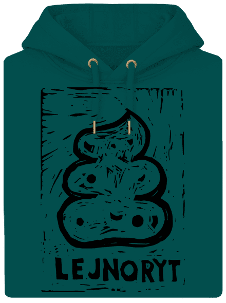 Lejnoryt unisex mikina premium Emerald Green