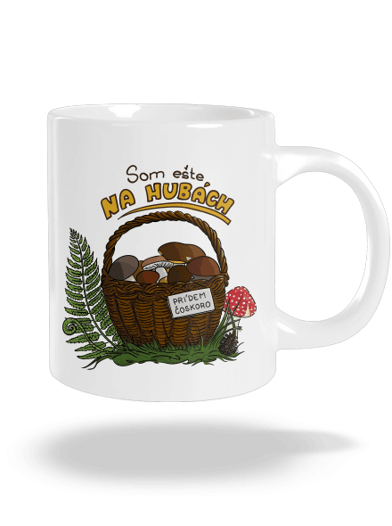 Na hubách veľký hrnček White