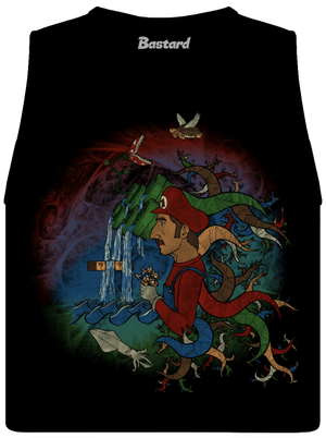 Marios Trip dámske tielko voľné Black