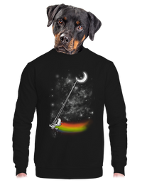 unisex mikina bez kapucne