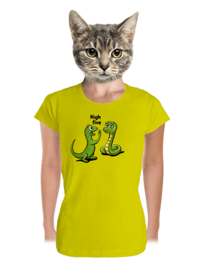 High Five dámske tričko prémium Lemon