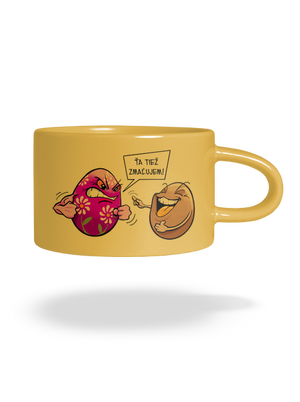 Zmaľujem ťa hrnček makronka Yellow Macaron