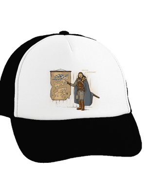 Winter šiltovka truckerka Black cap