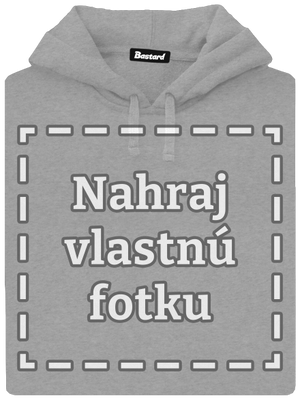 Vlastná potlač pánska mikina klokanka Light Melange