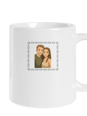 Ghibli efekt z vlastnej fotky klasický hrnček White