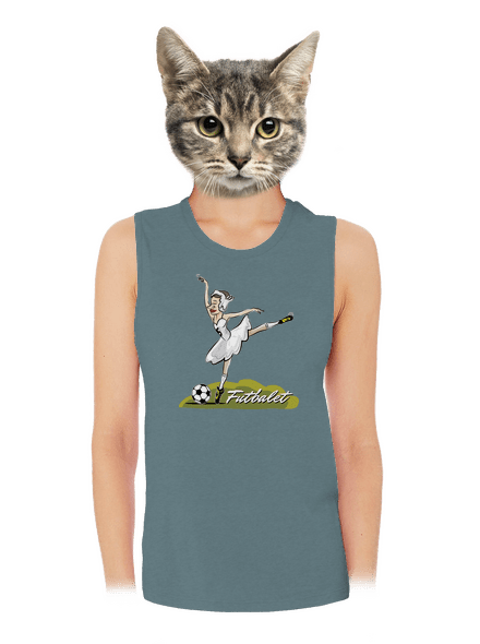 Futbalet dámske tielko voľné Heather Deep Teal